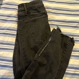 Abercrombie & Fitch Black Ankle Cropped Jeans